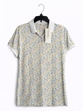 Walter Hagen Scallop Hem Golf Polo Women’s Medium UPF 50+ NWT